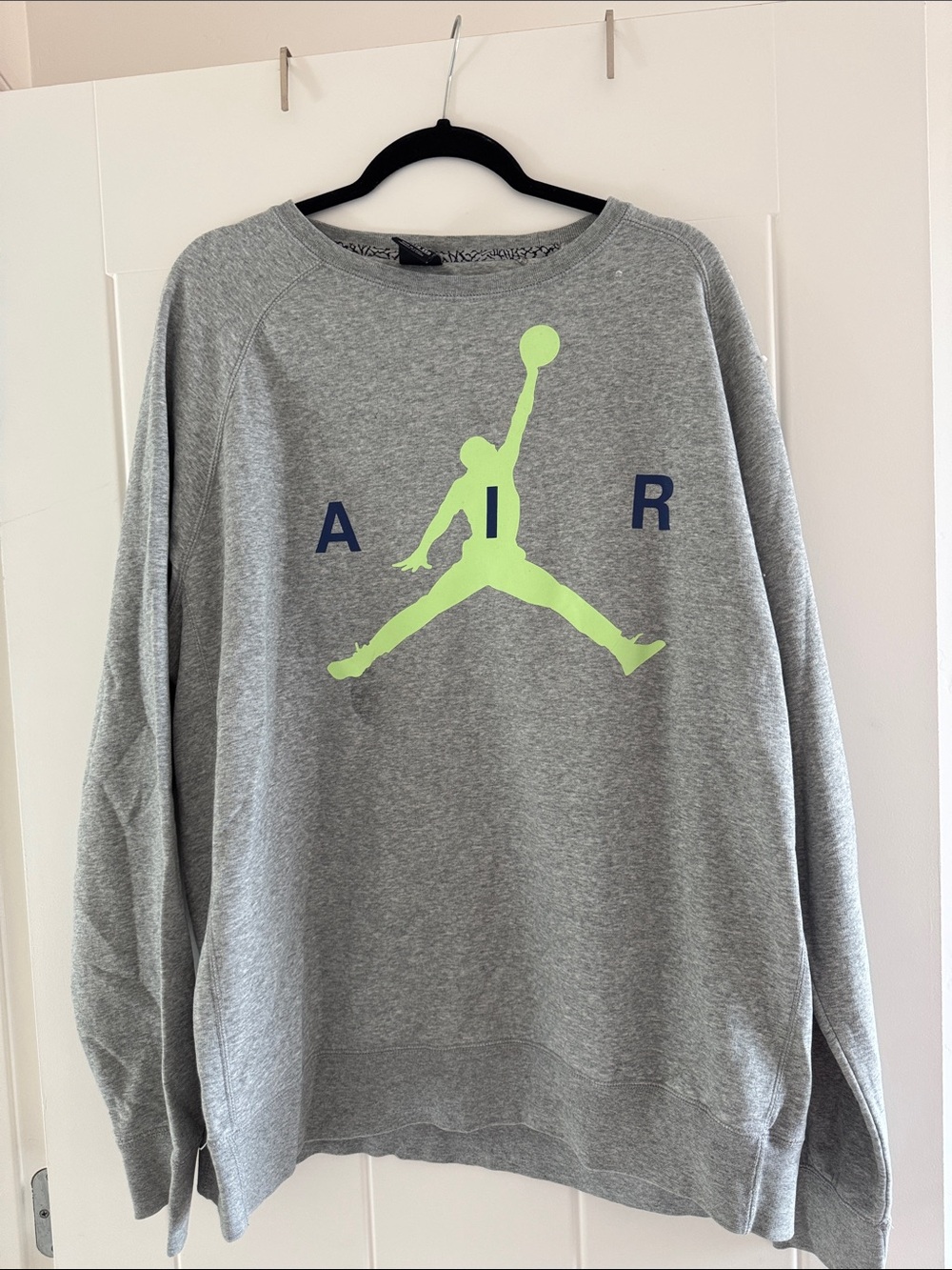 Men's Grey AIR Jordan Crewneck Sweatshirt